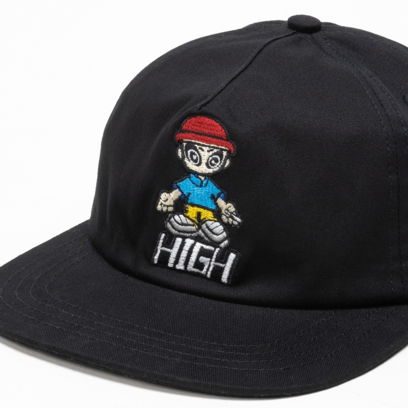 Bon High 6 Panel KYO Preto